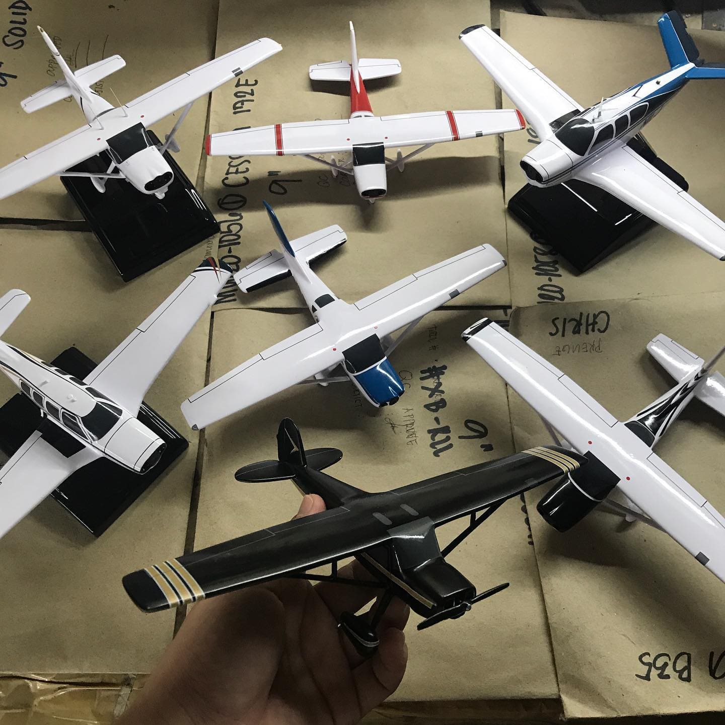 9-inches private aircraft desk models