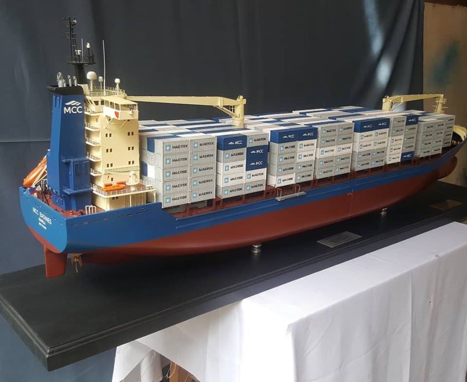 cargo ship model